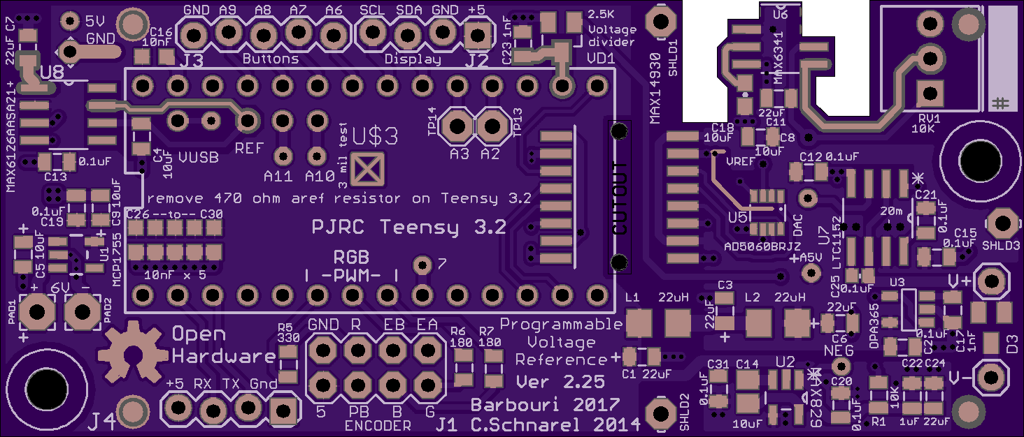 Bot Engineering RM-SM-2100002 Flow Averaging Display Pcb Board