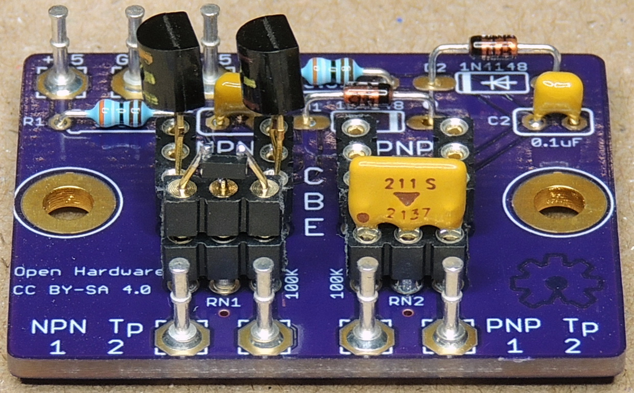 Transistor matching test fixture - Barbouri's Electronics Projects