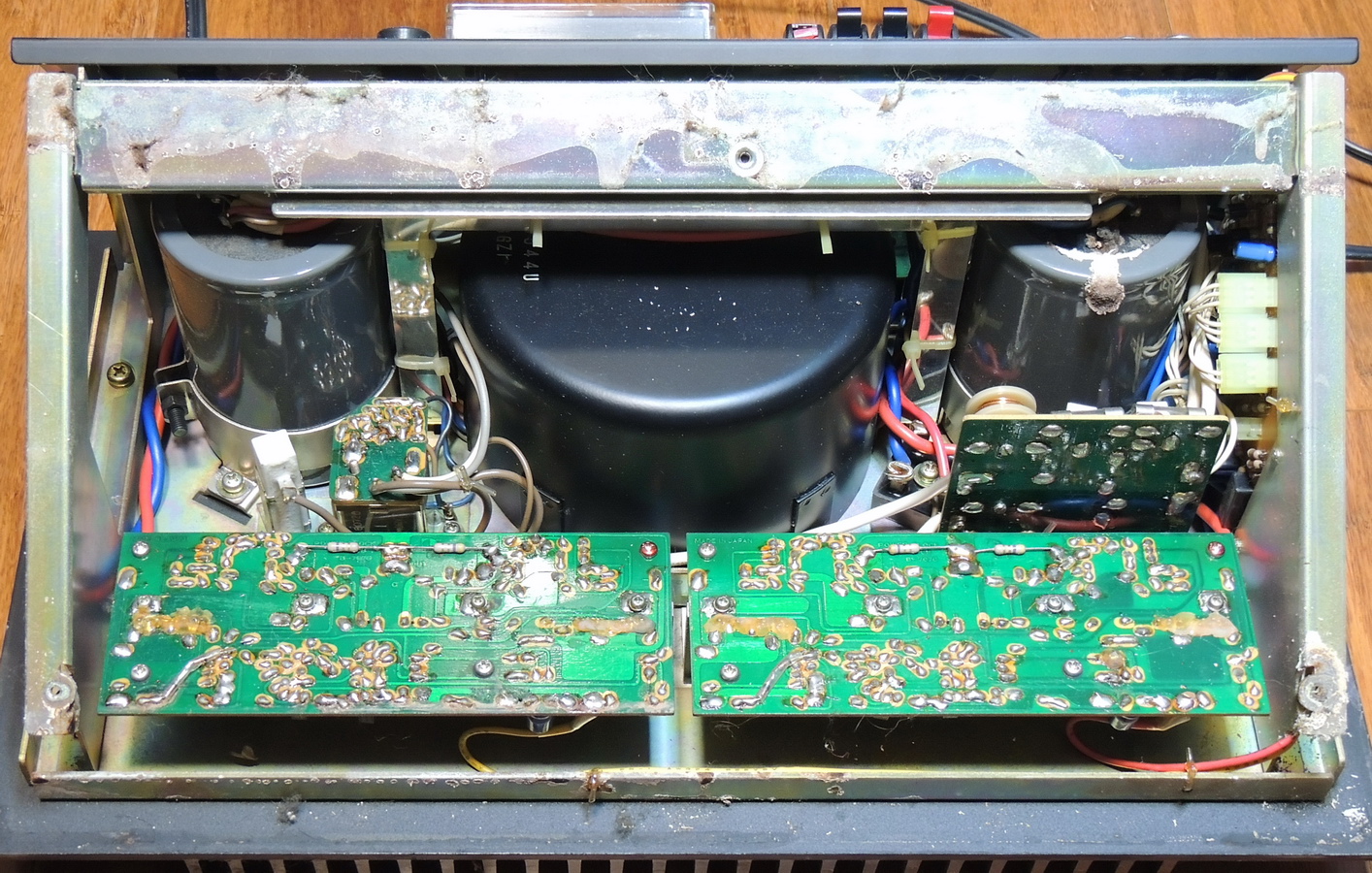 Nakamichi 620 Amplifier Repair - Barbouri's Electronics Projects